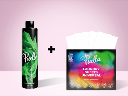 Ugoden set za 50 pranj: parfum za pranje + pralni lističi ZA SAMO 2€