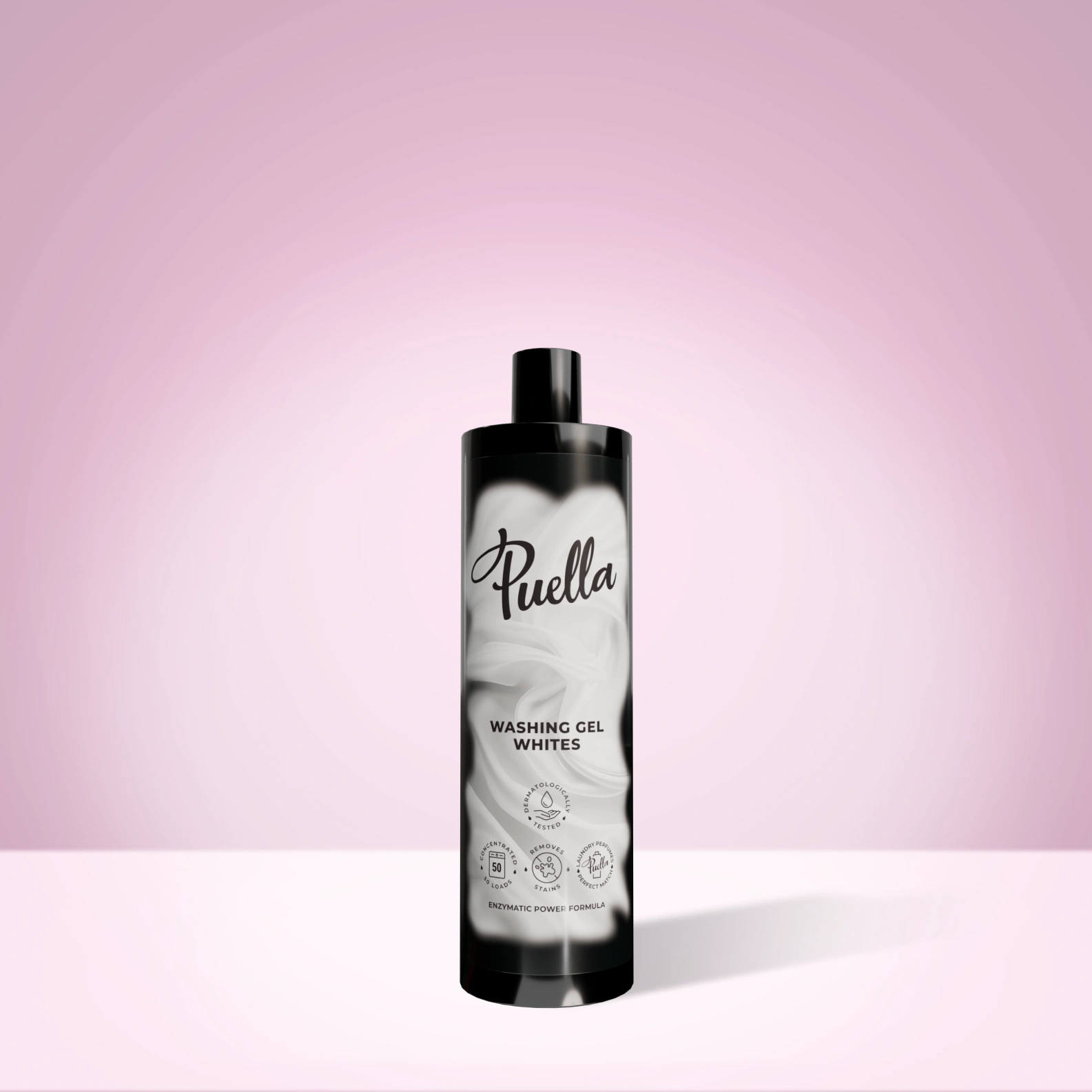 Gel za pranje za belo perilo Puella | Bleščeča belina in svežina