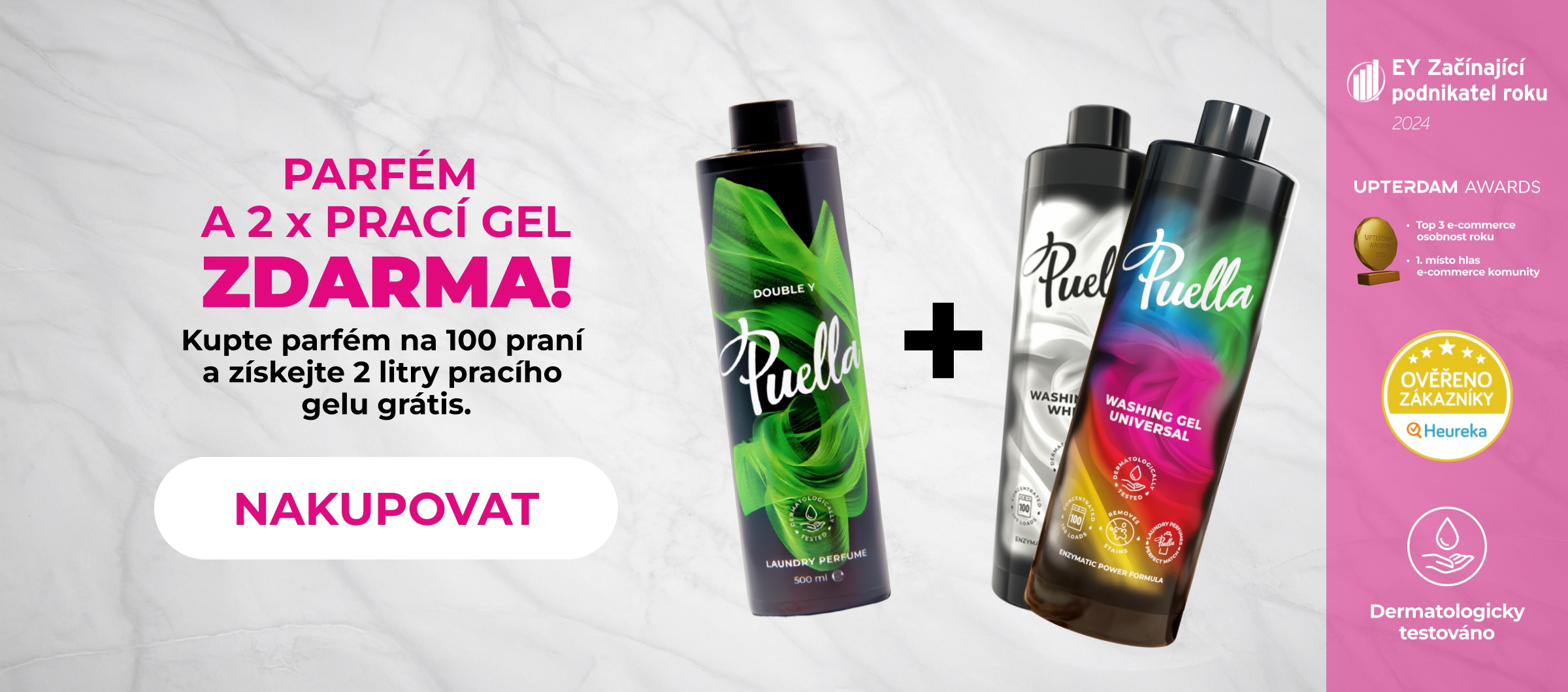 Parfum na pranie + 2 pracie gély