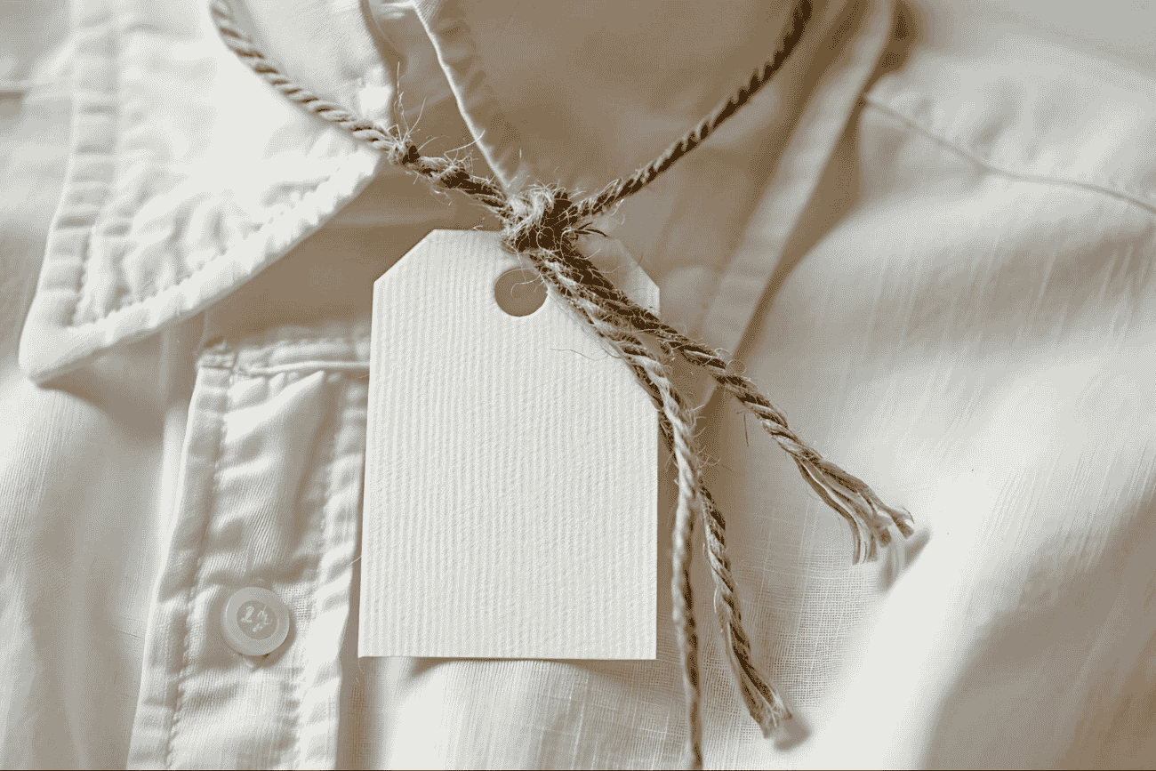 Košile s voňavou visačkou