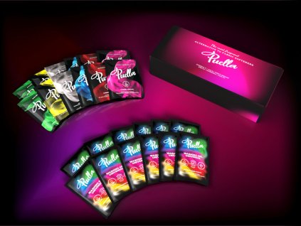 Puella prací set velký – 2 x zkušební set parfémů na praní, 12 x vzorek pracího gelu