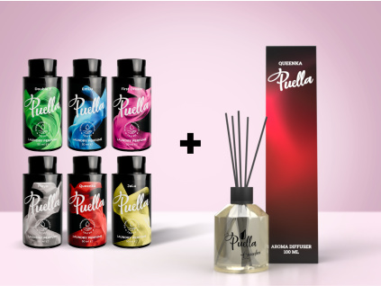 Výhodný set: parfémy na 60 praní + 100 ml vonný difuzér POUZE ZA 75 KČ