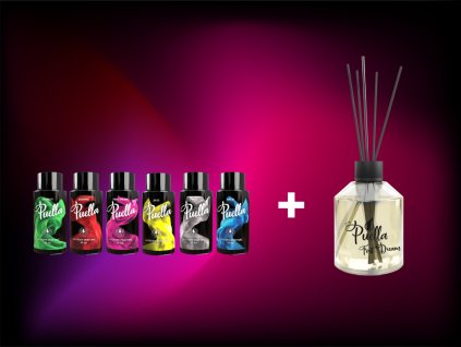 Výhodný set: parfémy na 60 praní + 100 ml vonný difuzér