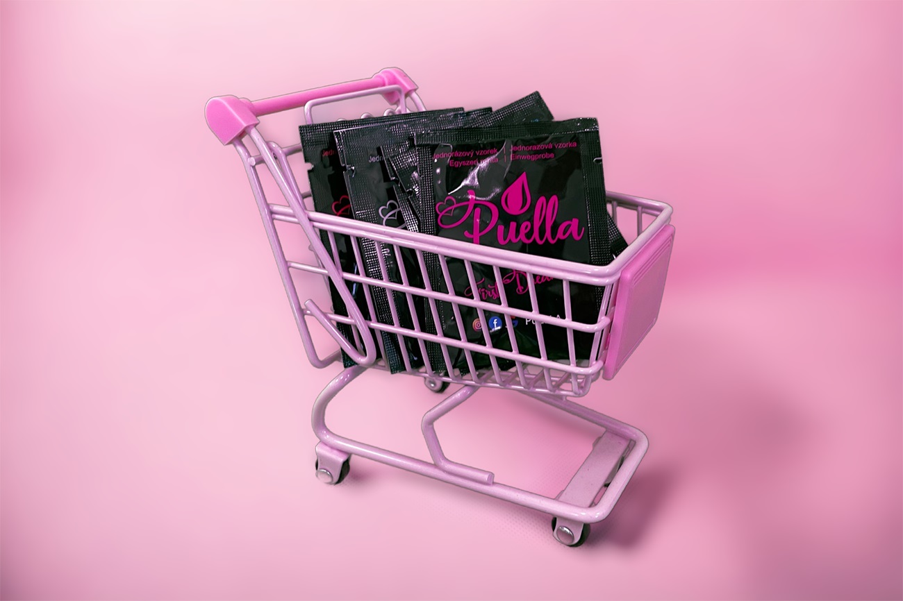 koszyk z perfumami
