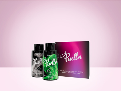 Zestaw prezentowy wybranych perfum do prania Puella, 2 x 50 ml