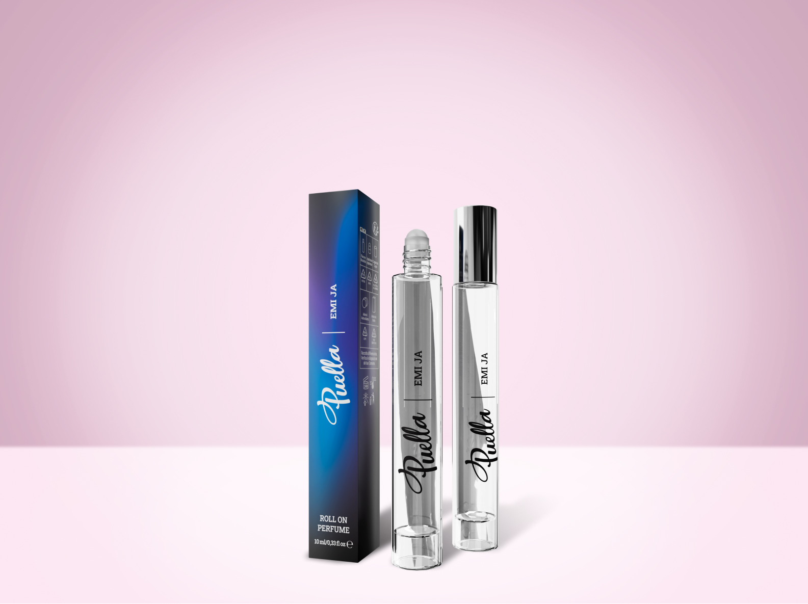EmiJa roll-on perfum – Słodki, piżmowy zapach | PUELLA