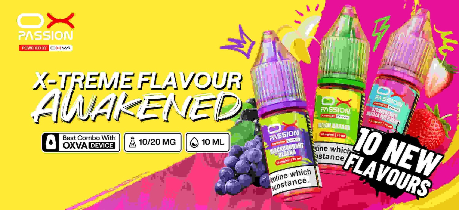 OXVA přichází s vlastním řadou liquidů – 10 unikátních příchutí.