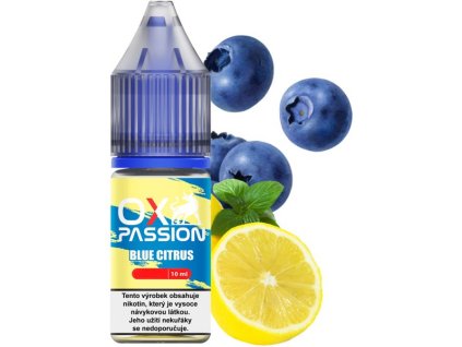 liquid oxva ox passion salts blue citrus 10ml