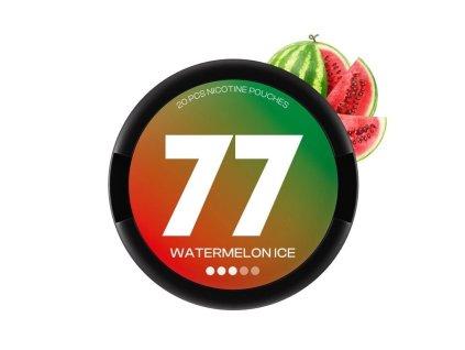 77 Pouches Watermelon ICE - nikotinové sáčky meloun ice