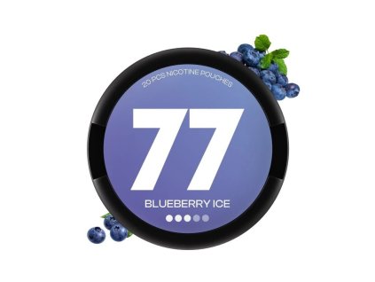 77 Pouches Blueberry - nikotinové sáčky borůvka
