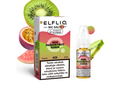 elfliq kiwi passion fruit guava 10mg  10 ml | Nikotinová sůl