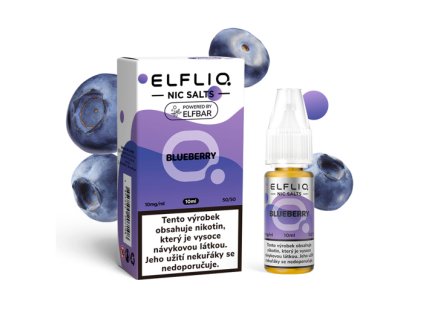 elfliq Blueberry 10mg  10 ml | Nikotinová sůl