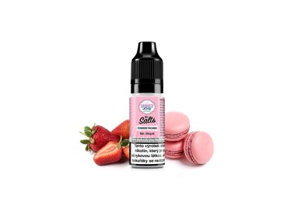 76861 5 dinnerlady salts lifestyle desserts strawberry macaroon 10ml 20mg bottle cz