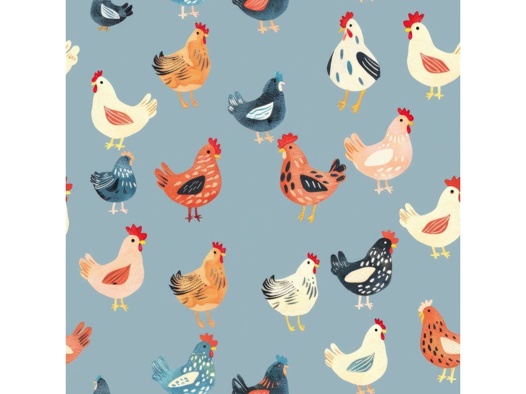 chickens 20x20