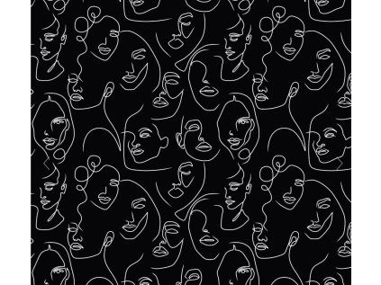 Tencel MODAL úplet - Faces