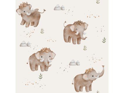 129 MammothCream 20x20cm