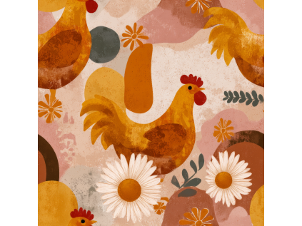313 Roosters and Daisies