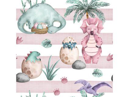 GirlyDinoPinkStripeEtsyFINAL