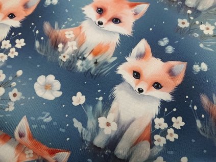 Jarní softshell 18/12 "Puffin" lištičky v květinách