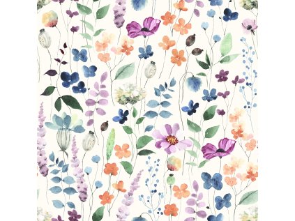 WatercolorrusticvintageflowermeadowivoryCMYK