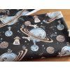 Teplákovina nepočesaná "Puffin" 250g - Cool space