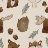 02WoodlandAnimals Cream WW