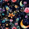 MagicalMoonGarden 8x8inch