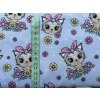 Bavlněný úplet "Puffin" 210g - Kitty flowers