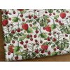 Bavlněný úplet "Puffin" 210g - Na jahodách