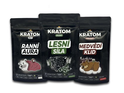 medvědí kratom - testovací vzorek