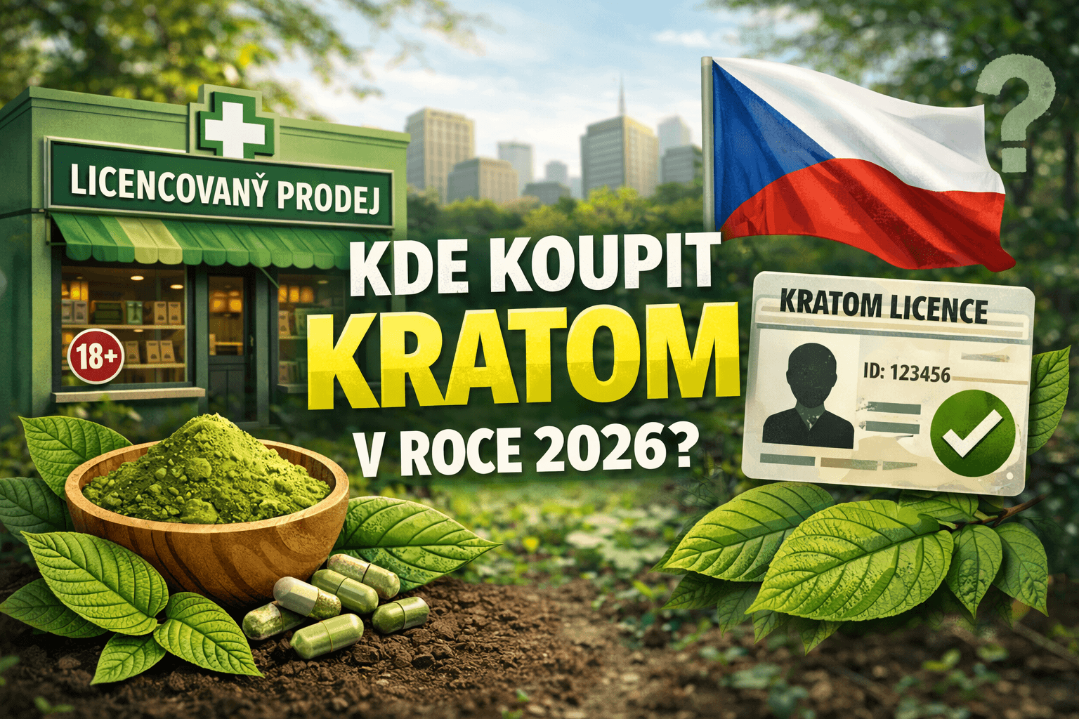Kde koupit kratom v roce 2026? Licencovaný prodej
