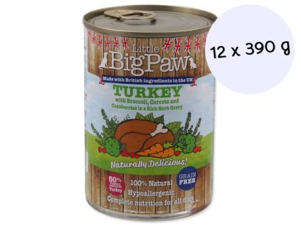 Little Big Paw morka 390g konzerva 12 ks