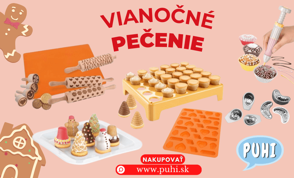 Vianočné pečenie, formy, vykrajovačky, cukrárske potreby.
