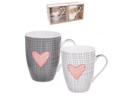 127257 hrncek porcelan pink heart 0,35 l 2 ks 1