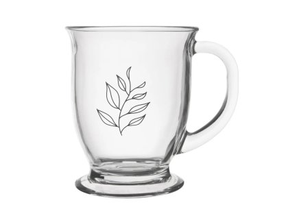Orion Hrnček sklo 0,45 l, čaj