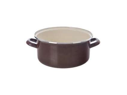 Orion Kastrol smaltovaný BROWN Lem 4 l