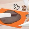 Orion Podložka na cesto silikón 40x30x0,1 cm, oranžová