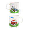 Orion Jedálenská detská súprava porcelánová AUTO 3 ks
