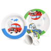 Orion Jedálenská detská súprava porcelánová AUTO 3 ks