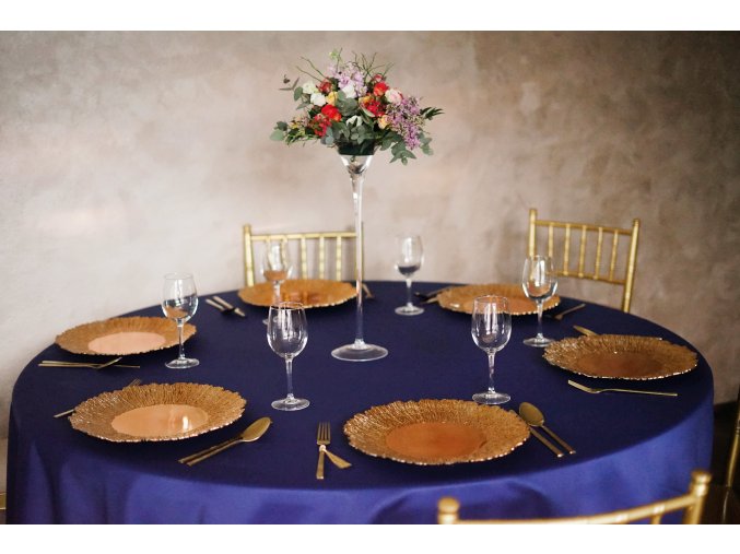 ubrus královsky modrý royal premium kulatý, průměr 300 cm