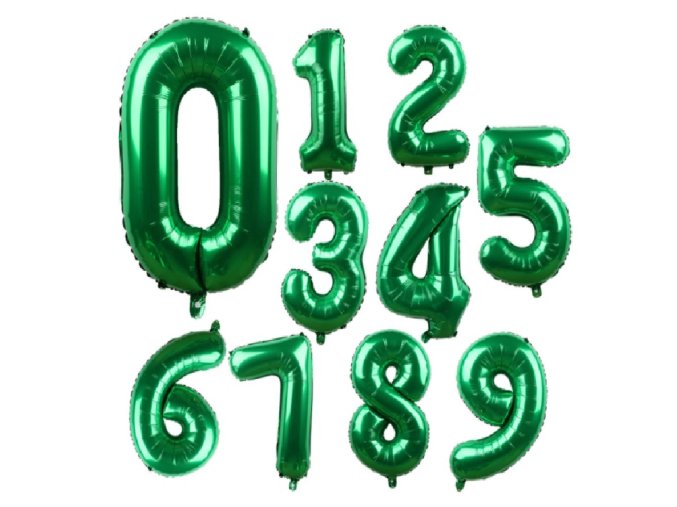 balonky cisla zelena web