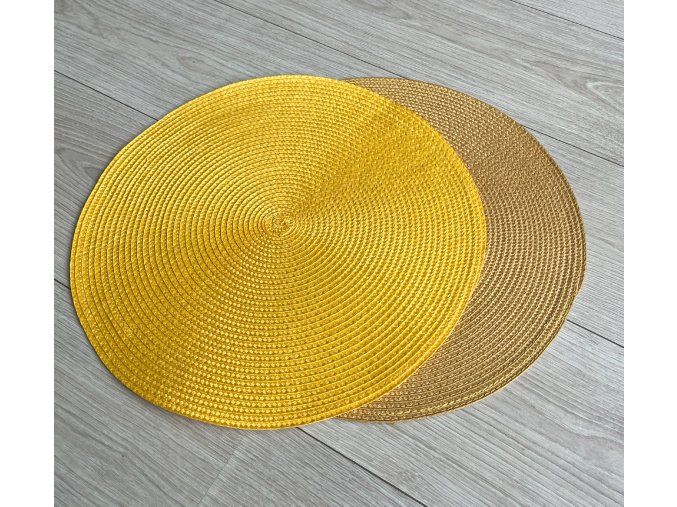 prostirani zlute a horcicove