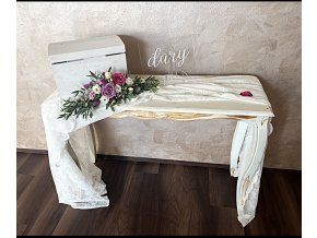 truhla na dary bílá velká (+možnost přidání vlastního textu)