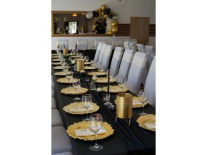 ubrus černý , 275x160cm, vyžehlený