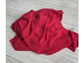 běhoun šifonový karmínově/malinově červený (3,5m/ 6m)