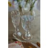 dekorační sklenice perleťové (nízká, vysoká, přípitková)