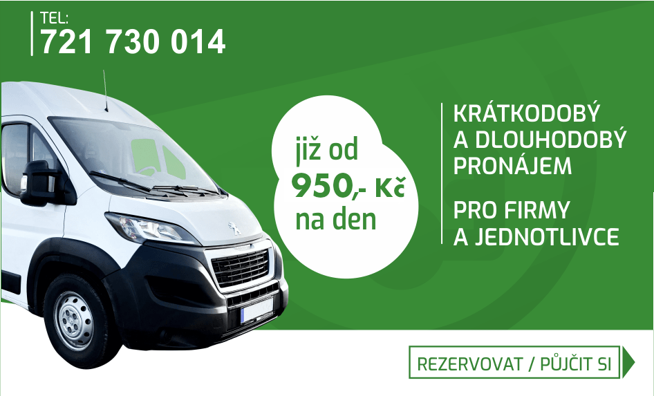 Auto půjčovna dodávek Poděbrady - Nymburk - Kolín