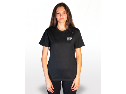 UNISEX BACK-PRINT T-SHIRT BLACK