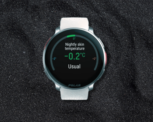 Polar Elixir: technologie snímání biologických funkcí - teplota pokožky