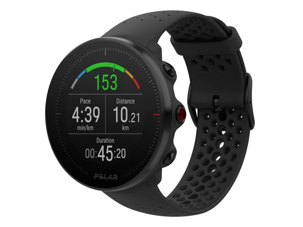 POLAR VANTAGE M - černá M/L  Produkt z CZ distribuce s ovládáním v ČJ + tvrzené sklo na displej ZDARMA